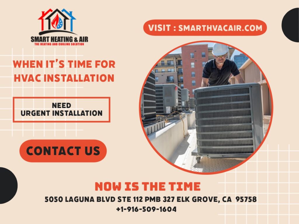 HVAC installation in Elk Grove